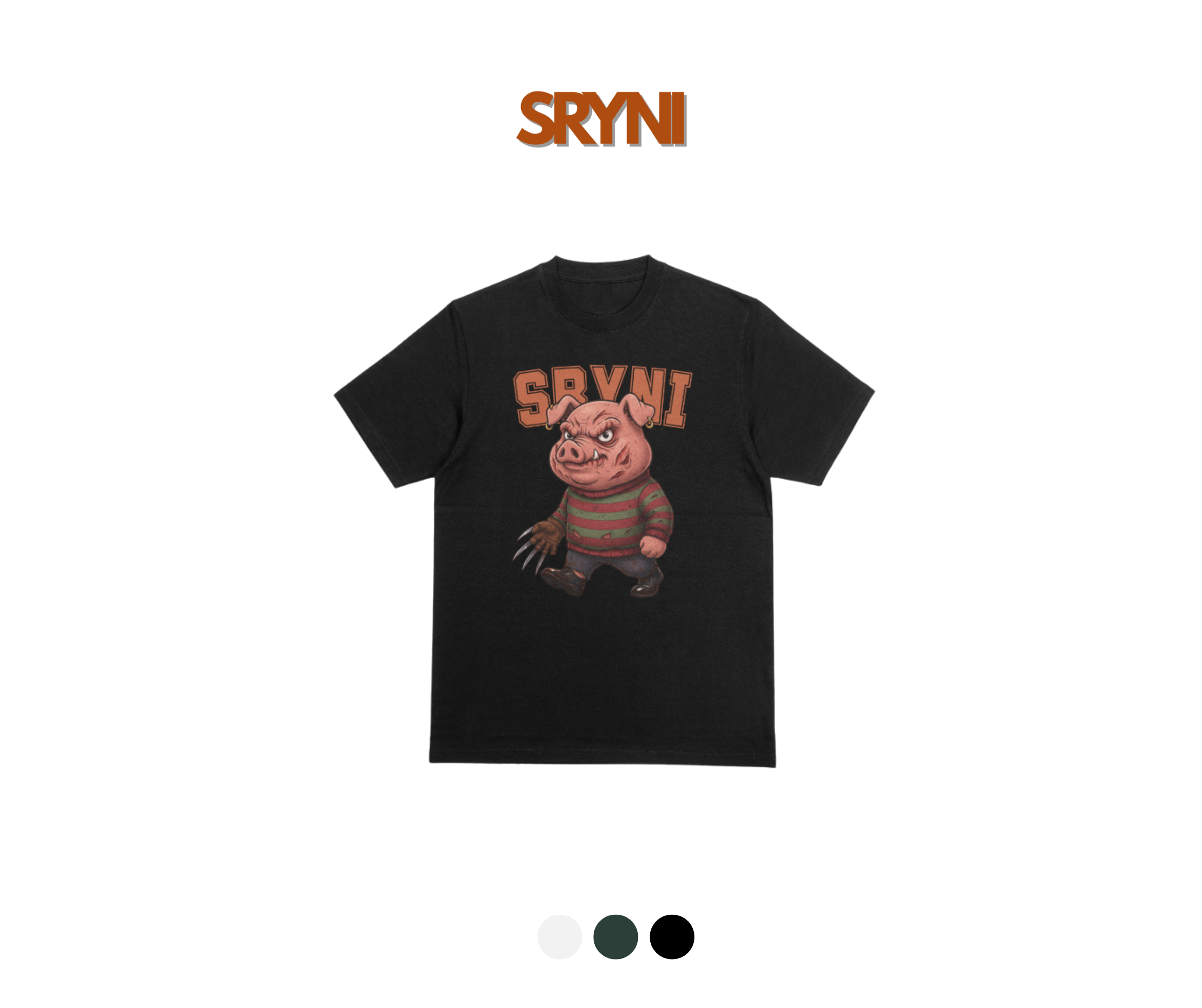 THE BABOY Halloween Limited Shirt | Freddy Krueger Inspired Graphic Tee | Sariyani Streetwear